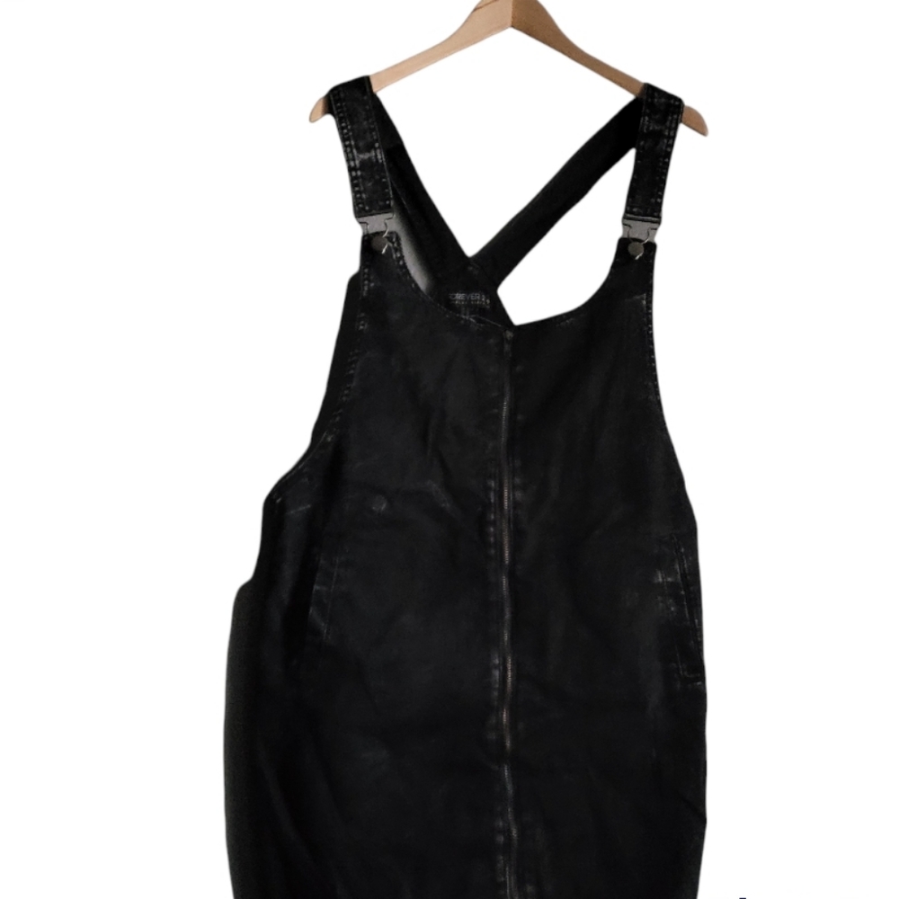 Overall denim dress